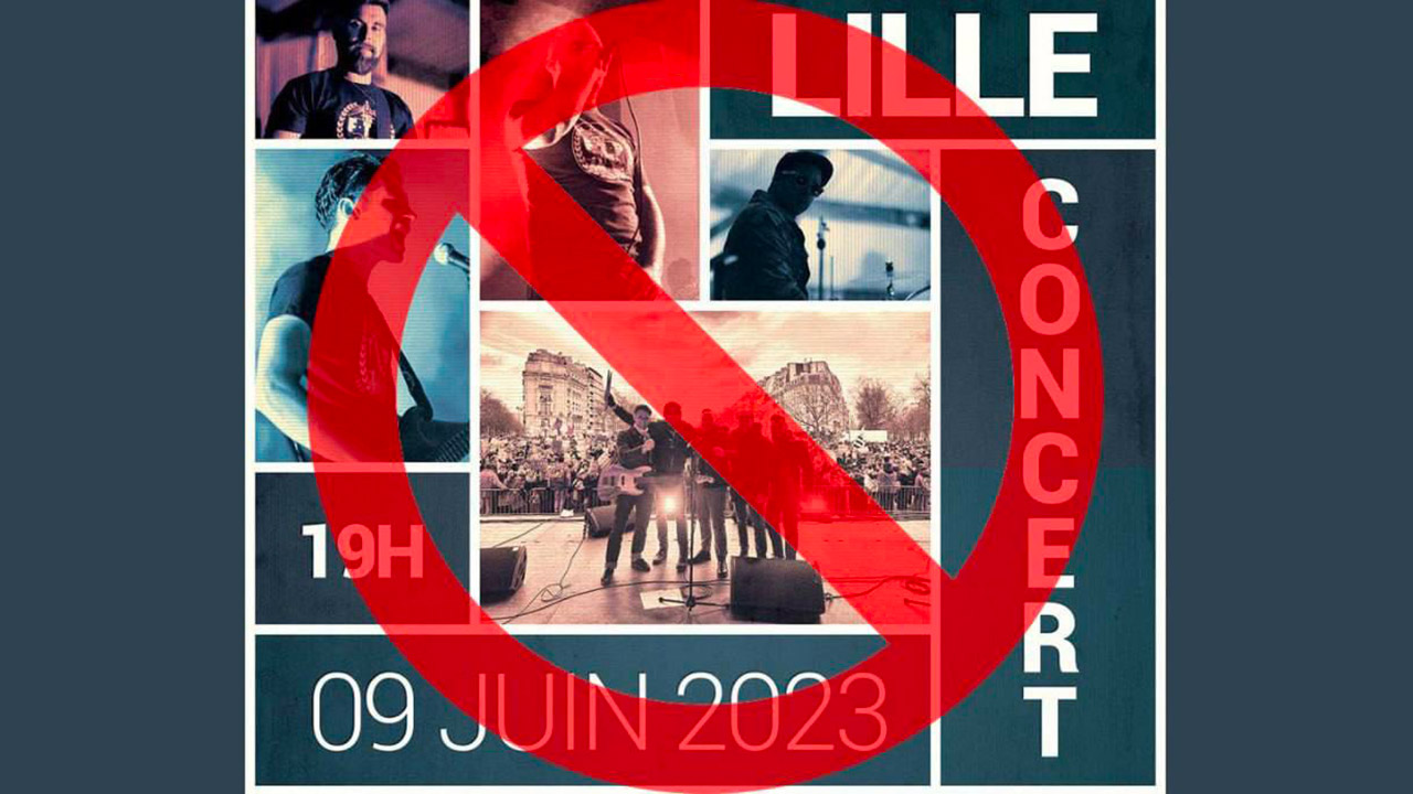 Soutien au groupe de musique patriote FTP